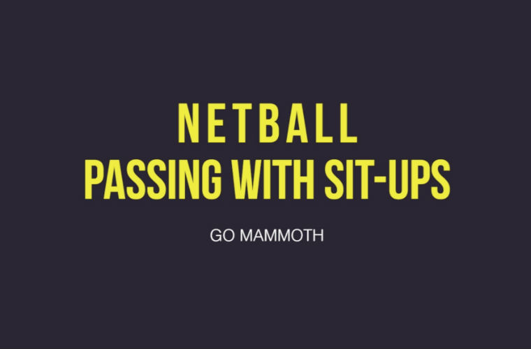 Netball Passing With Sit-Ups
